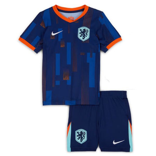T-shirt e Pantaloncini per Bambino Olanda Away 2024 Europei
