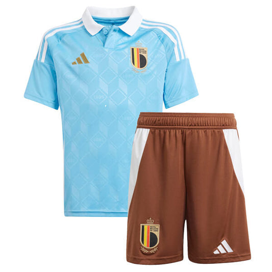 T-shirt e Pantaloncini per Bambino Belgio Away 24/25