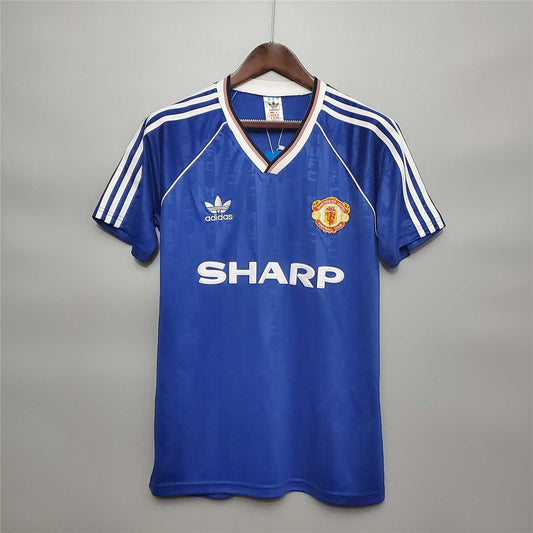 Manchester United Maglia Away Blue 1988/89